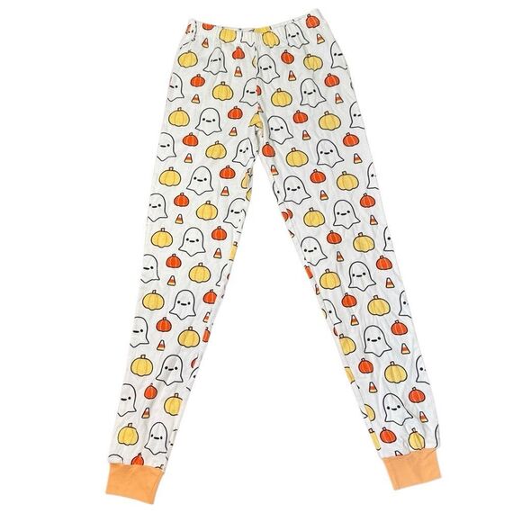 Monica +‎ Andy Halloween Pumpkin Ghost Pajama Lounge Set Women’s Size Medium - Picture 4 of 13